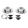 PowerStop K5491 Z23 Daily Driver Carbon-Fiber Ceramic Brake Pad and Drilled & Slotted Rotor Kit