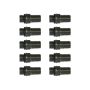 AFCO RACING PRODUCTS AFC550000050-10 Schrader Valve 5-16-32 Stainless Steel 10 Pack