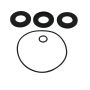 All Balls Racing 25-2092-5 2000 Polaris Scrambler 400 4x4 Transaxle Seal Kit