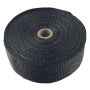 Torque Solution TS-EW-2X25BK Fiberglass Exhaust Wrap Universal 1inx50ft - Black