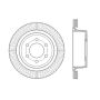 Stoptech 128.65135L Drilled Sport Brake Rotor