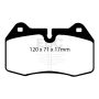 EBC Brakes DP31032C Redstuff Ceramic Low Dust Brake Pads