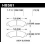 Hawk Performance HB561Z.710 Performance Ceramic Disc Brake Pad