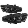 SPYDER 5086754 Projector Headlights - Black