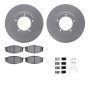 Dynamic Friction 4512-76156 Rotor Kit