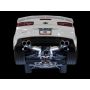 AWE Tuning 3015-42093 16-19 Chevrolet Camaro SS Axle-back Exhaust - Touring Edition (Quad Chrome Silver Tips)