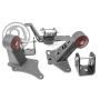 Innovative Mounts 90758-75A Innovative 00-09 Honda S2000 K-Series Black Steel Mounts 75A Bushings