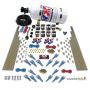 Nitrous Express 90085-00 SHARK DUAL STG/ALC 16 NZLS (200-1200HP) 8 SOLENOIDS LESS BOTTLE