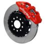 Wilwood 140-16780-R Willwood 63-87 Chevy C10/C15 AERO6 Front Brake Kit Red Caliper 14.25in GT Slotted Rotor