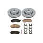 PowerStop KOE6094 OE Stock Replacement Low-Dust Ceramic Brake Pad and Rotor Kit
