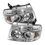 SPYDER 5010216 Projector Headlights - Version 2 - LED Halo - Chrome