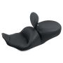 Mustang Motorcycle 79672 Mustang 97-07 Harley Rd King,06-07 Str Glide,00-05 Eagle Lowdown Touring 1PC Seat w/DBR - Black
