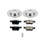 PowerStop KOE6559 OE Stock Replacement Low-Dust Ceramic Brake Pad and Rotor Kit