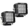 Rigid Industries Dually XL Hybrid Diffused - Spot (Set of 2)