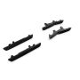 Raxiom CH15223 18-23 Dodge Challenger Widebody Axial Series LED Side Marker Lights Front and Rear- Smoked