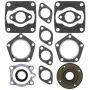 Vertex Pistons 711072 Vertex Gaskets 72-74 Polaris Charger/Colt/Colt SS/TX Complete Gasket Kit w/ Oil Seals