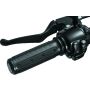 Kuryakyn 6121 Heavy Industry Grips Dual Cable Black