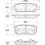 StopTech 07-17 Jeep Patriot Street Performance Rear Brake Pads