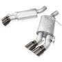 Stainless Works CA16RVMKPRBC 16-21 Camaro SS 3in Redline SW Connect Axle Back w/Valve - 4in Quad Black Tips