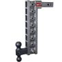 GEN-Y Hitch GH-318 Gen-Y Mega Duty 2in Shank 17.5in Drop 10K Hitch w/GH-031 Dual-Ball w/GH-0100 Stabilizer Kit