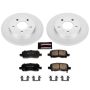PowerStop CRK1602 Genuine Geomet Coated Rotor and Low-Dust Ceramic Brake Pad Kit
