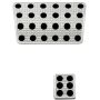Putco 932015 07-17 Jeep Wrangler Liquid Pedals - Track Design