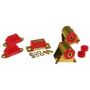 Prothane 1-1902 87-96 Jeep YJ Drivetrain Kit - Red