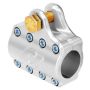 RockJock Currectlync Ram Assist Tie Rod Clamp Bracket 7075-T6 Billet Aluminum For 42mm 1 5/8in Tube