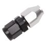 RUSSELL RUS639203 #6 Female Swivel to  3/8 in Tube Black/Silver