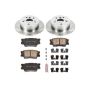 PowerStop KOE3068 OE Stock Replacement Low-Dust Ceramic Brake Pad and Rotor Kit