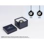Different Trend Billiards 40mm 8 Ball Crystal Mirror Hanger DT-4061