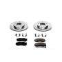PowerStop K681 Z23 Daily Driver Carbon-Fiber Ceramic Brake Pad and Drilled & Slotted Rotor Kit