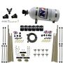 Nitrous Express 80020-10 8-CYL TRIPLE-D DRY DIRECT PORT, 3 STAGE DRY, 6 SOLENOIDS, W/ 10LB BOTTLE