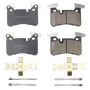 PowerStop 17-1450 PowerStop - Z17 Low-Dust Ceramic Brake Pads with Hardware