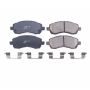 PowerStop 17-722 PowerStop - Z17 Low-Dust Ceramic Brake Pads with Hardware