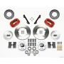Wilwood 140-11007-R Forged Dynalite Front Kit 11.00in Red 70-78 Camaro