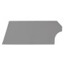 FIVESTAR FIV34001-21051-GL Door High Impact Plastic Gray Left