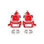 PowerStop S2976 Red Powder Coated Calipers