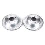PowerStop AR8745XPR PowerStop Evolution Performance Drilled, Slotted & Plated Brake Rotor Pair