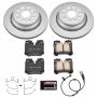 PowerStop CRK4689 Genuine Geomet Coated Rotor and Low-Dust Ceramic Brake Pad Kit