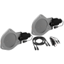 QTP QTEC80 4in Bolt-On QTEC Dual Electric Cutout Valves - Pair