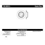 Stoptech 128.40061L 04-08 Acura TL/TL-S Standard/Brembo Drilled Left Rear Rotor
