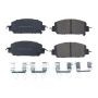 PowerStop 17-2036 PowerStop - Z17 Low-Dust Ceramic Brake Pads with Hardware