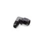 FRAGOLA FRG498103-BL #6 Female Swivel to Male 90 Degree Fitting Black