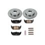 PowerStop KOE3025 OE Stock Replacement Low-Dust Ceramic Brake Pad and Rotor Kit