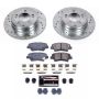 PowerStop K9060 Z23 Daily Driver Carbon-Fiber Ceramic Brake Pad and Drilled & Slotted Rotor Kit