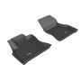 3D MAXpider 2014-2019 Fiat 500L Kagu 1st Row Floormat - Black