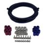 Nitrous Express NX401 D-2 BLACK HOSE CONVERSION FOR 4 CYL. DIRECT PORT SYSTEMS.