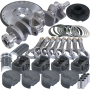 Eagle B16003MS030 Ford 302 Rotating Assembly Kit with 5.400in I-Beam - +.030 Bore