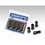 Rays 17 Hex Racing Nut 12x1.25 - Black (4 Pieces)